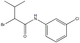 2-bromo-N-(3-chlorophenyl)-3-methylbutanamide Structure