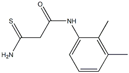 2-carbamothioyl-N-(2,3-dimethylphenyl)acetamide Struktur