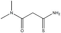 2-carbamothioyl-N,N-dimethylacetamide Struktur