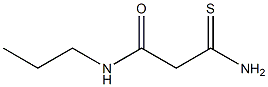 2-carbamothioyl-N-propylacetamide Structure