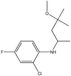  2-chloro-4-fluoro-N-(4-methoxy-4-methylpentan-2-yl)aniline