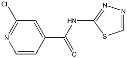 2-chloro-N-(1,3,4-thiadiazol-2-yl)pyridine-4-carboxamide