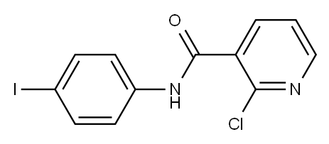 2-chloro-N-(4-iodophenyl)pyridine-3-carboxamide Struktur