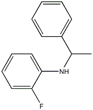 2-fluoro-N-(1-phenylethyl)aniline,,结构式
