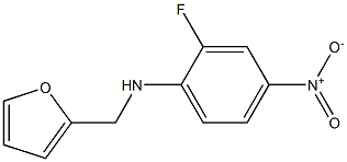 2-fluoro-N-(furan-2-ylmethyl)-4-nitroaniline Structure