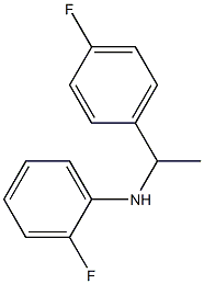  2-fluoro-N-[1-(4-fluorophenyl)ethyl]aniline