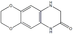 2H,3H,6H,7H,8H,9H-[1,4]dioxino[2,3-g]quinoxalin-7-one 结构式
