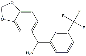 2H-1,3-benzodioxol-5-yl[3-(trifluoromethyl)phenyl]methanamine