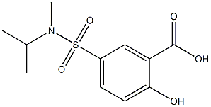  2-hydroxy-5-[methyl(propan-2-yl)sulfamoyl]benzoic acid