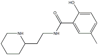 2-hydroxy-5-methyl-N-(2-piperidin-2-ylethyl)benzamide