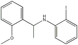 2-iodo-N-[1-(2-methoxyphenyl)ethyl]aniline 结构式
