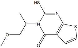 2-mercapto-3-(2-methoxy-1-methylethyl)thieno[2,3-d]pyrimidin-4(3H)-one