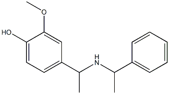 2-methoxy-4-{1-[(1-phenylethyl)amino]ethyl}phenol