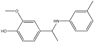 2-methoxy-4-{1-[(3-methylphenyl)amino]ethyl}phenol