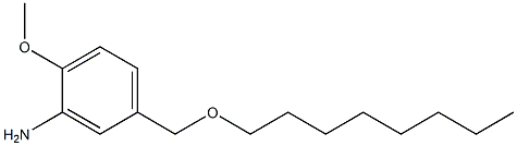 2-methoxy-5-[(octyloxy)methyl]aniline Structure