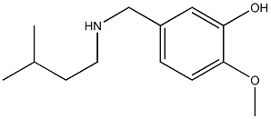 2-methoxy-5-{[(3-methylbutyl)amino]methyl}phenol
