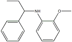 2-methoxy-N-(1-phenylpropyl)aniline Structure