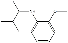 2-methoxy-N-(3-methylbutan-2-yl)aniline Struktur