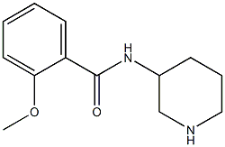 2-methoxy-N-(piperidin-3-yl)benzamide Structure