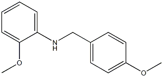 2-methoxy-N-[(4-methoxyphenyl)methyl]aniline Structure