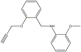 2-methoxy-N-{[2-(prop-2-yn-1-yloxy)phenyl]methyl}aniline|