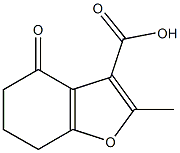 2-methyl-4-oxo-4,5,6,7-tetrahydro-1-benzofuran-3-carboxylic acid Structure