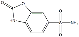 2-oxo-2,3-dihydro-1,3-benzoxazole-6-sulfonamide Struktur