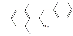 2-phenyl-1-(2,4,6-trifluorophenyl)ethan-1-amine Structure