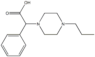 2-phenyl-2-(4-propylpiperazin-1-yl)acetic acid