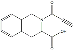 2-propioloyl-1,2,3,4-tetrahydroisoquinoline-3-carboxylic acid Structure