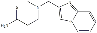 3-({imidazo[1,2-a]pyridin-2-ylmethyl}(methyl)amino)propanethioamide Structure