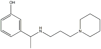 3-(1-{[3-(piperidin-1-yl)propyl]amino}ethyl)phenol