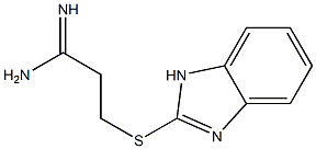 3-(1H-1,3-benzodiazol-2-ylsulfanyl)propanimidamide|