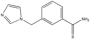 3-(1H-imidazol-1-ylmethyl)benzenecarbothioamide Structure