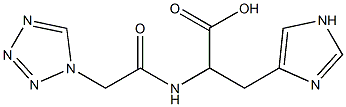 3-(1H-imidazol-4-yl)-2-[(1H-tetrazol-1-ylacetyl)amino]propanoic acid