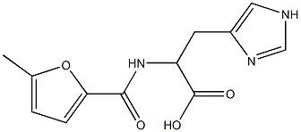 3-(1H-imidazol-4-yl)-2-[(5-methylfuran-2-yl)formamido]propanoic acid Structure