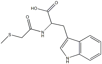  3-(1H-indol-3-yl)-2-[2-(methylsulfanyl)acetamido]propanoic acid