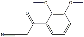 3-(2,3-dimethoxyphenyl)-3-oxopropanenitrile Structure