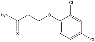  3-(2,4-dichlorophenoxy)propanethioamide