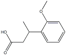 3-(2-methoxyphenyl)butanoic acid Structure