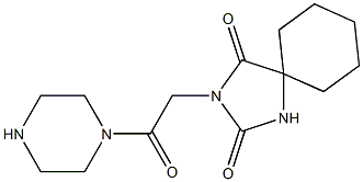 3-(2-oxo-2-piperazin-1-ylethyl)-1,3-diazaspiro[4.5]decane-2,4-dione