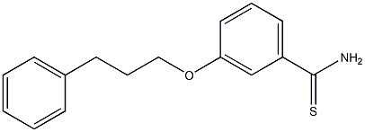 3-(3-phenylpropoxy)benzene-1-carbothioamide