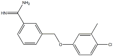 3-(4-chloro-3-methylphenoxymethyl)benzene-1-carboximidamide