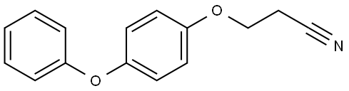 3-(4-phenoxyphenoxy)propanenitrile Struktur