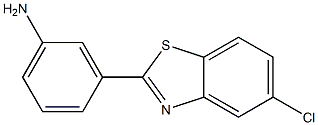 3-(5-chloro-1,3-benzothiazol-2-yl)aniline Structure