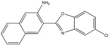  3-(5-chloro-1,3-benzoxazol-2-yl)naphthalen-2-amine