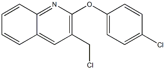  3-(chloromethyl)-2-(4-chlorophenoxy)quinoline