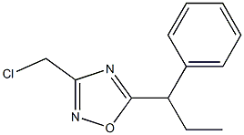  3-(chloromethyl)-5-(1-phenylpropyl)-1,2,4-oxadiazole