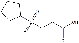 3-(cyclopentylsulfonyl)propanoic acid