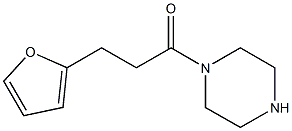 3-(furan-2-yl)-1-(piperazin-1-yl)propan-1-one,,结构式